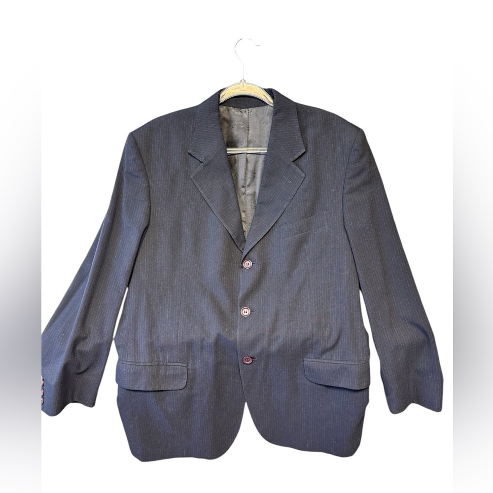 Christian Dior Men’s Navy Blue  Blazer Jacket 100% Wool
